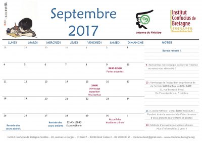 Les événements de septembre