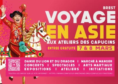 Voyage en Asie aux Ateliers des Capucins – samedi 7 et dimanche 8 mars 2026